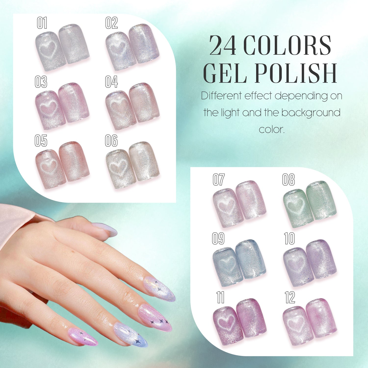 LAVIS Cat Eyes C11 - 17 - Gel Polish 0.5 oz - Mystic Veil Collection - DTK Nail Supply