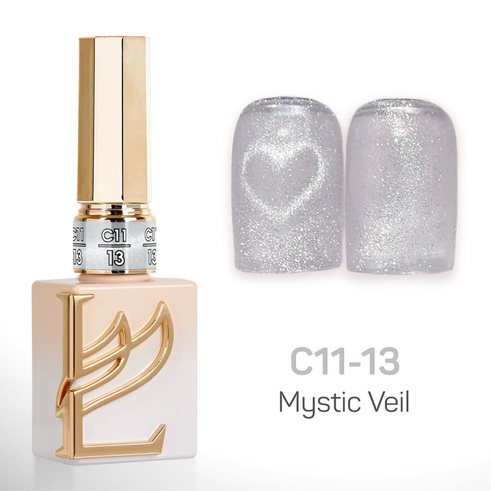LAVIS Cat Eyes C11 - Set 24 Colors - Gel Polish 0.5 oz - Mystic Veil Collection - DTK Nail Supply