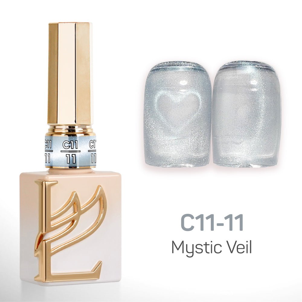 LAVIS Cat Eyes C11 - Set 24 Colors - Gel Polish 0.5 oz - Mystic Veil Collection - DTK Nail Supply