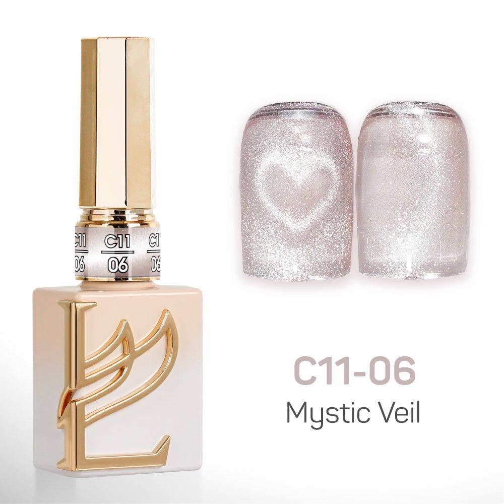 LAVIS Cat Eyes C11 - Set 24 Colors - Gel Polish 0.5 oz - Mystic Veil Collection - DTK Nail Supply