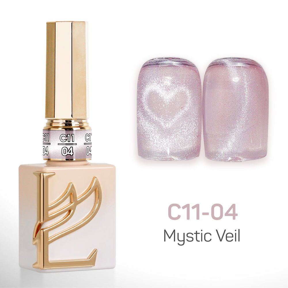 LAVIS Cat Eyes C11 - Set 24 Colors - Gel Polish 0.5 oz - Mystic Veil Collection - DTK Nail Supply