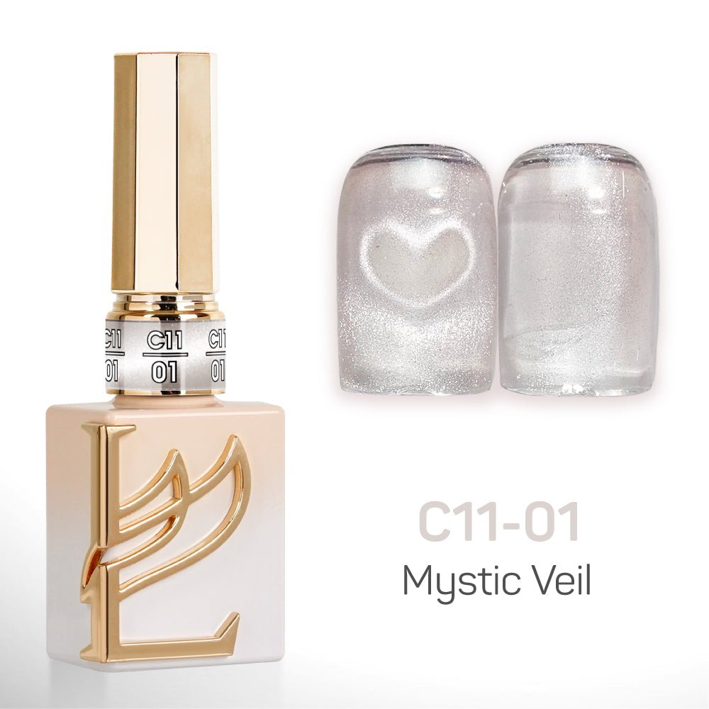 LAVIS Cat Eyes C11 - Set 24 Colors - Gel Polish 0.5 oz - Mystic Veil Collection - DTK Nail Supply