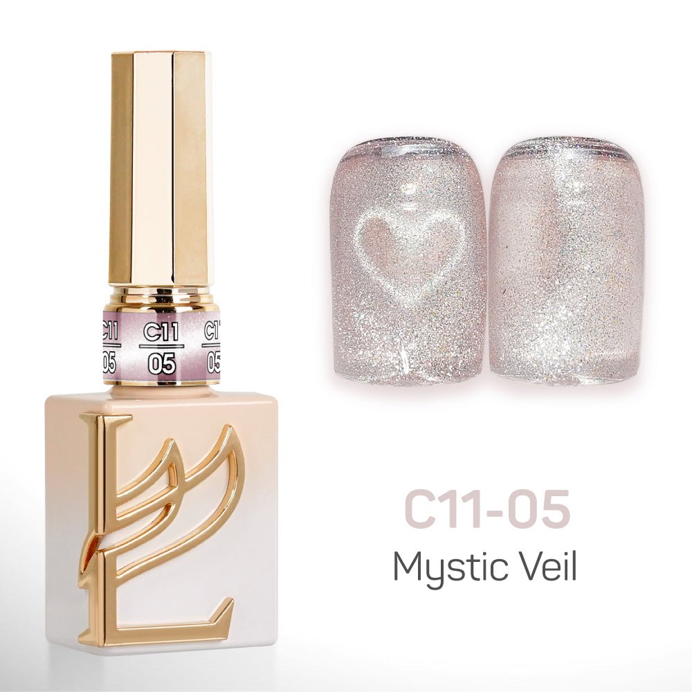 LAVIS Cat Eyes C11 - Set 24 Colors - Gel Polish 0.5 oz - Mystic Veil Collection - DTK Nail Supply