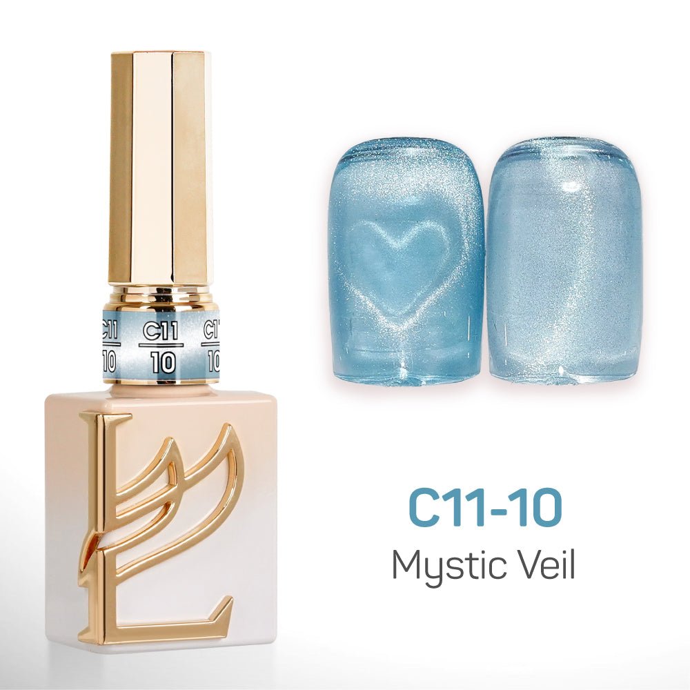 LAVIS Cat Eyes C11 - Set 24 Colors - Gel Polish 0.5 oz - Mystic Veil Collection - DTK Nail Supply