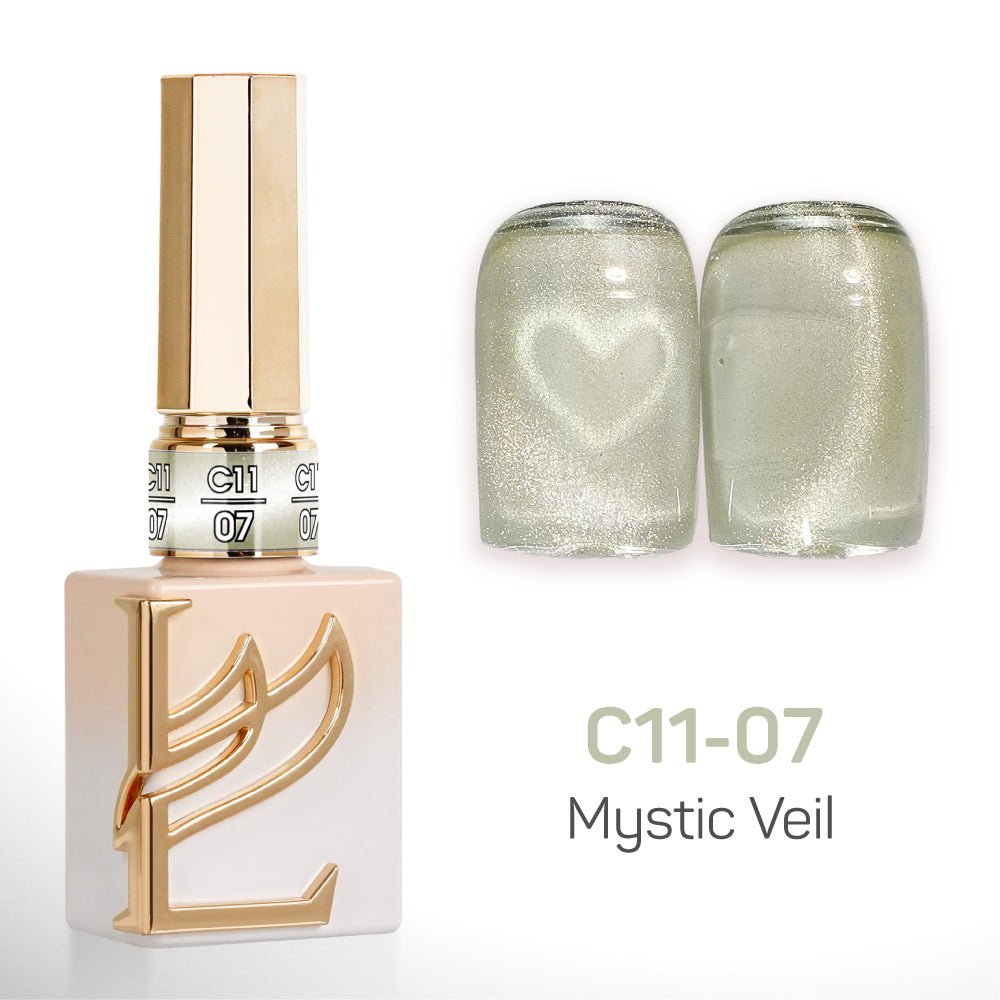LAVIS Cat Eyes C11 - Set 24 Colors - Gel Polish 0.5 oz - Mystic Veil Collection - DTK Nail Supply