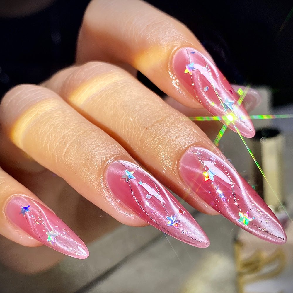 LAVIS Cat Eyes C12 - 08 - Gel Polish 0.5 oz - Candy Quartz Collection - DTK Nail Supply