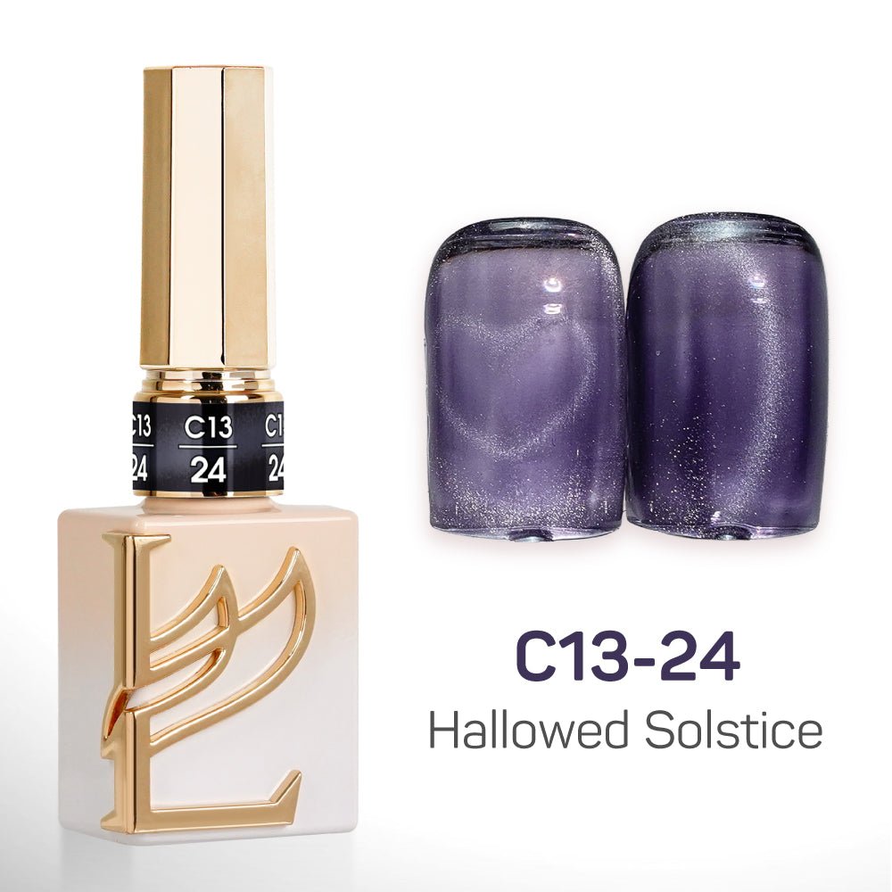 LAVIS Cat Eyes C13 - Set 24 Colors - Gel Polish 0.5 oz - Hallowed Solstice Collection - DTK Nail Supply