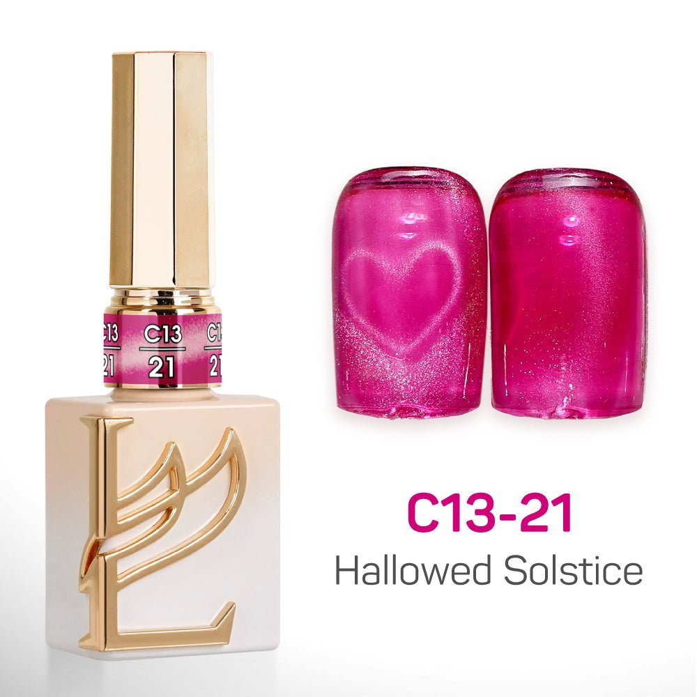 LAVIS Cat Eyes C13 - Set 24 Colors - Gel Polish 0.5 oz - Hallowed Solstice Collection - DTK Nail Supply