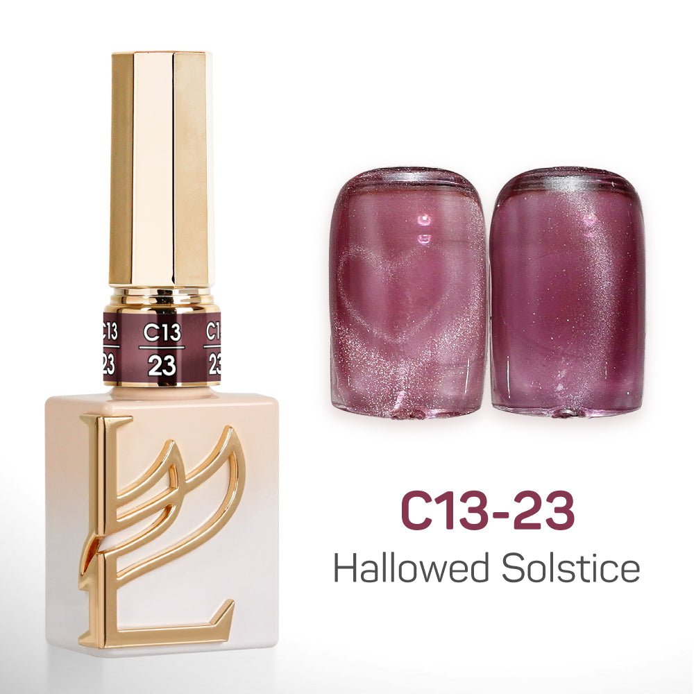 LAVIS Cat Eyes C13 - Set 24 Colors - Gel Polish 0.5 oz - Hallowed Solstice Collection - DTK Nail Supply
