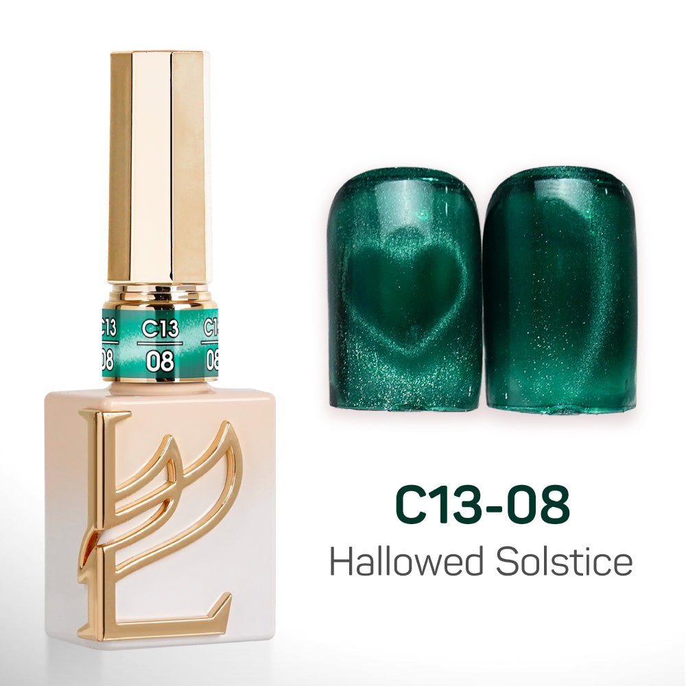 LAVIS Cat Eyes C13 - Set 24 Colors - Gel Polish 0.5 oz - Hallowed Solstice Collection - DTK Nail Supply