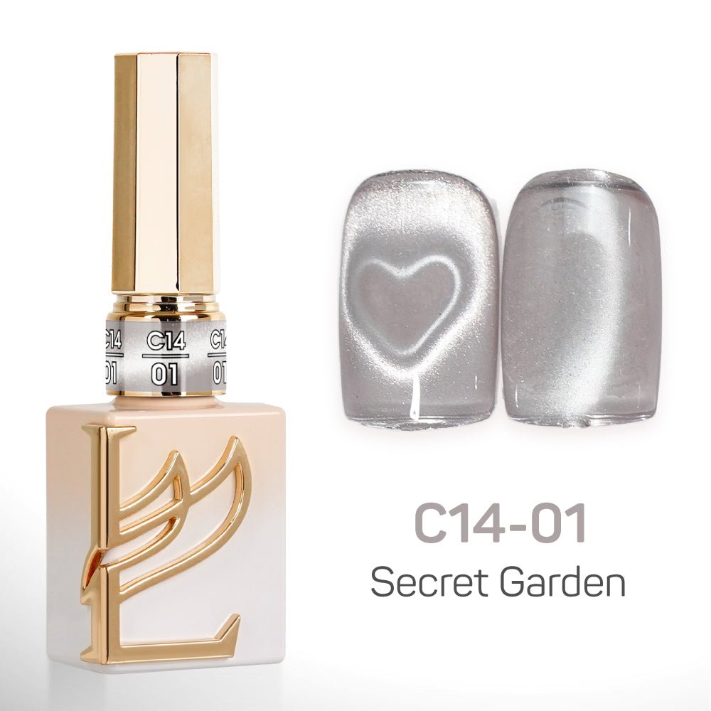 LAVIS Cat Eyes C14 - 01 - Gel Polish 0.5 oz - Secret Garden Collection - DTK Nail Supply