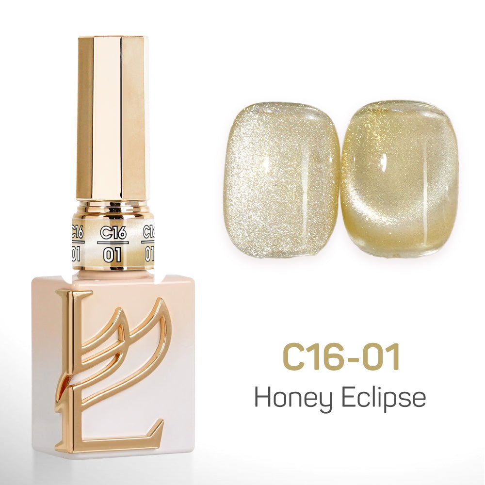 LAVIS Cat Eyes C16 - 01 - Gel Polish 0.5 oz - Honey Eclipse Collection - DTK Nail Supply