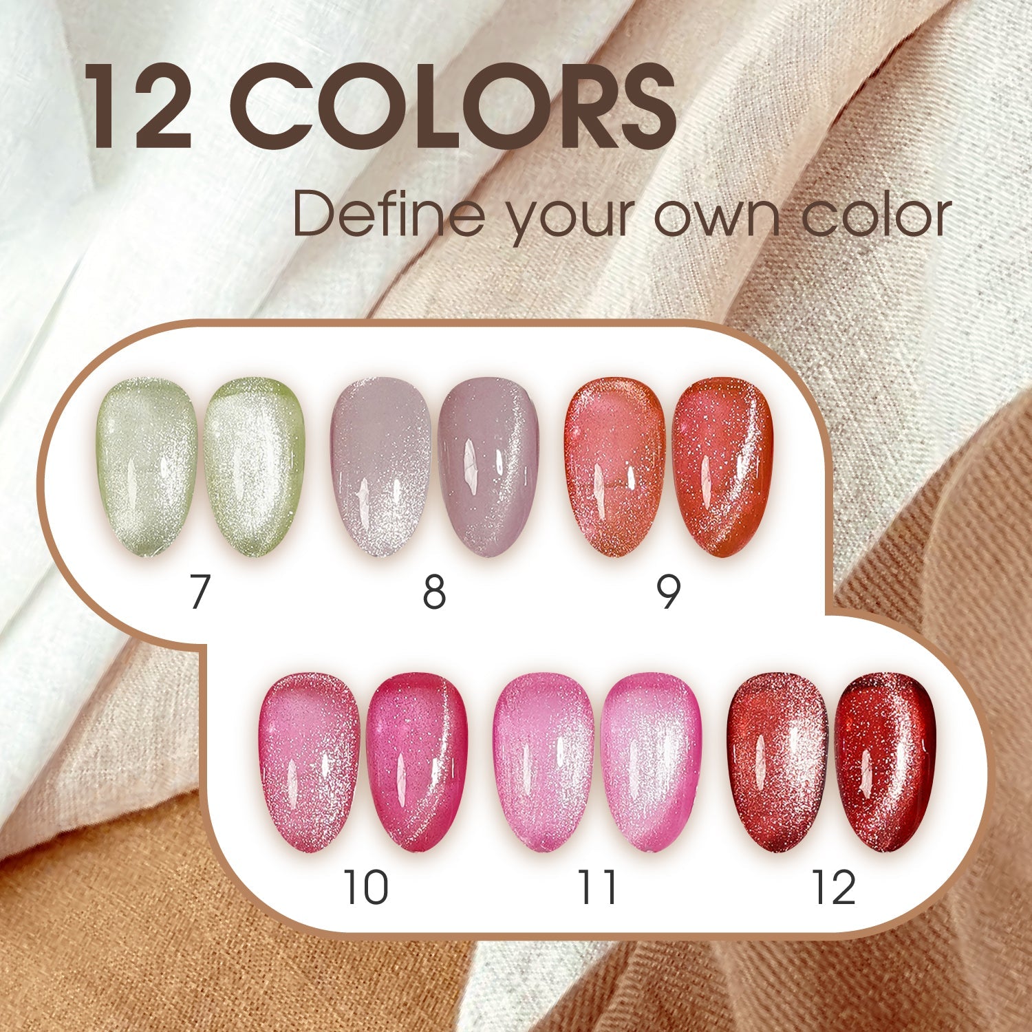 LAVIS Cat Eyes CE1 - 01 - Gel Polish 0.5 oz - Cozy Cashmere Collection - DTK Nail Supply