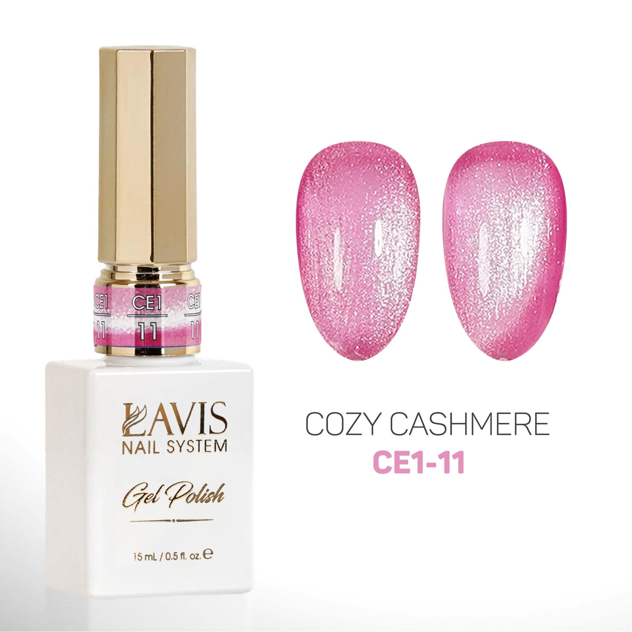 LAVIS Cat Eyes CE1 - 11 - Gel Polish 0.5 oz - Cozy Cashmere Collection - DTK Nail Supply