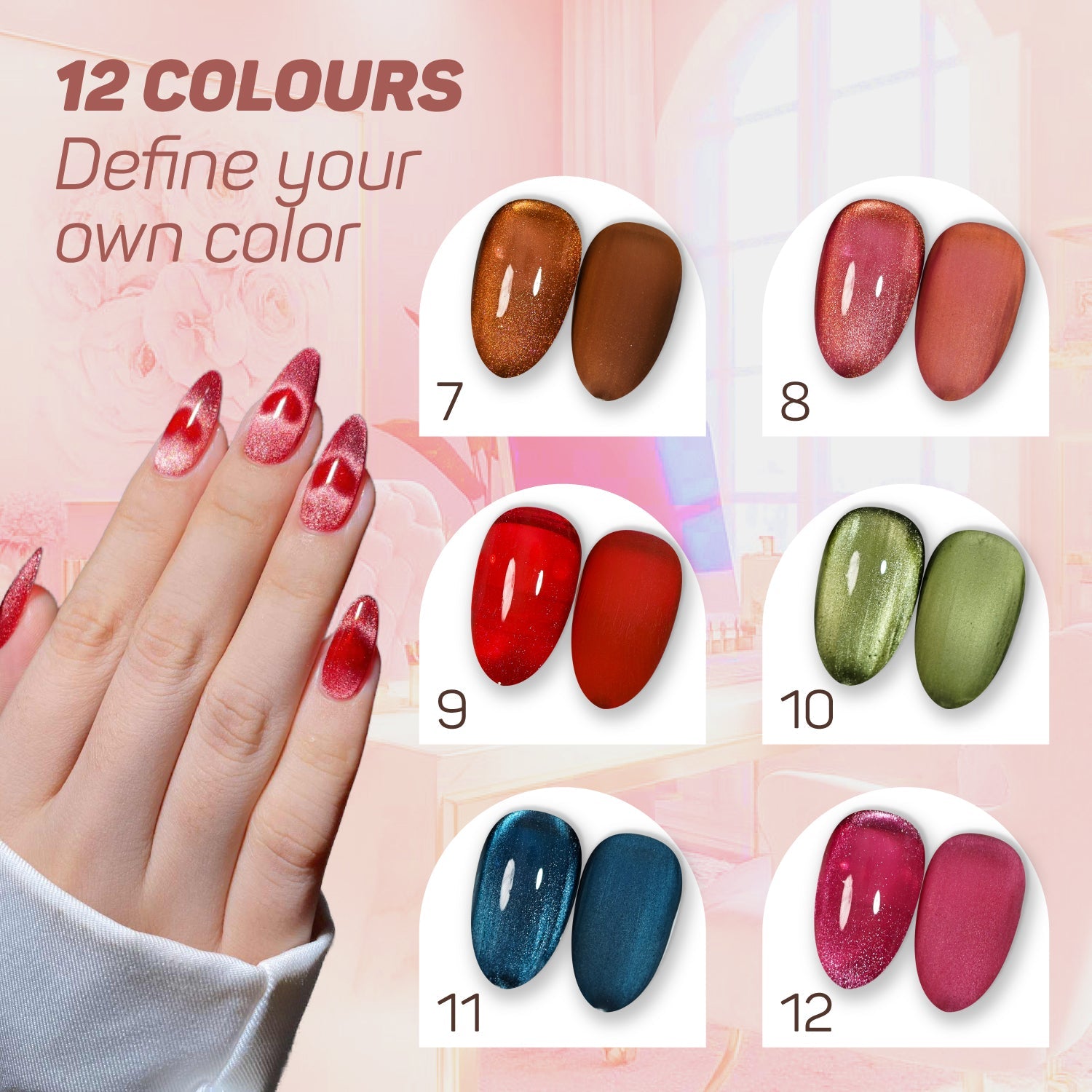 LAVIS Cat Eyes CE10 - 05 (Ver2) - Gel Polish 0.5 oz - Beauty Bureau Collection - DTK Nail Supply
