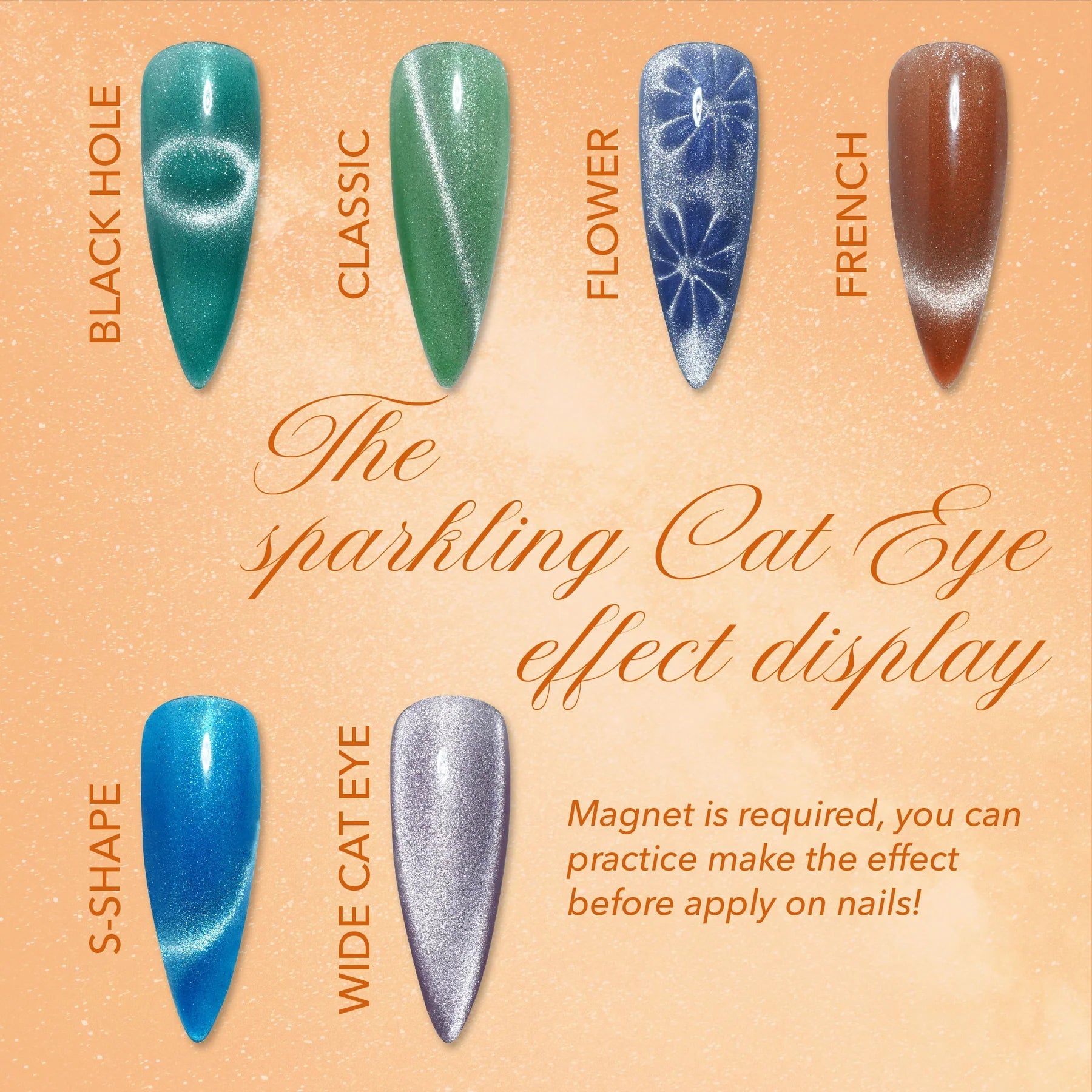 LAVIS Cat Eyes CE10 - 10 (Ver1) - Gel Polish 0.5 oz - Cotton Candy Collection - DTK Nail Supply