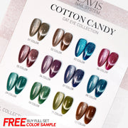 LAVIS Cat Eyes CE10 - Set 12 (Ver1) - Gel Polish 0.5 oz - Cotton Candy Collection - DTK Nail Supply