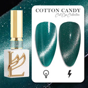 LAVIS Cat Eyes CE10 - Set 12 (Ver1) - Gel Polish 0.5 oz - Cotton Candy Collection - DTK Nail Supply