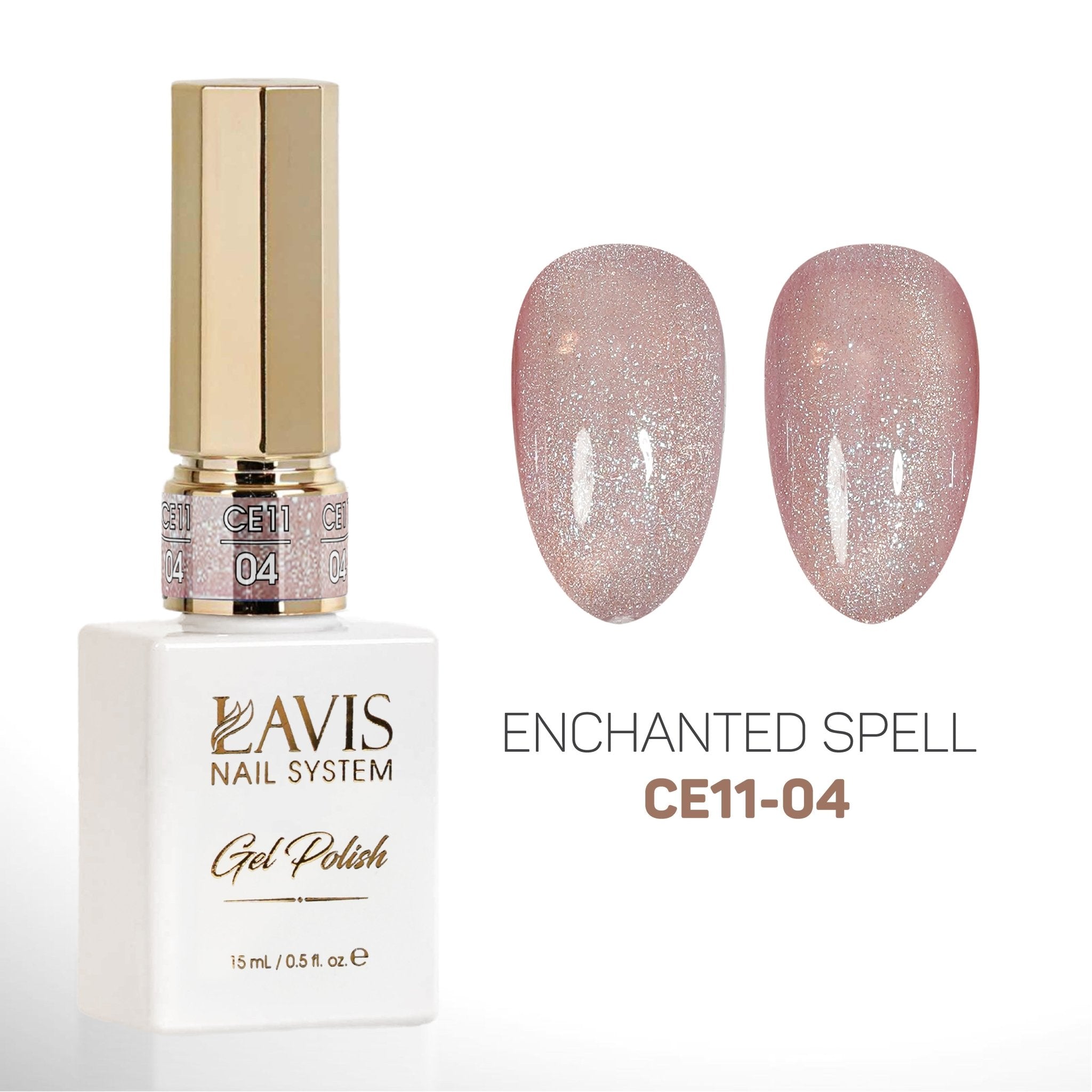 LAVIS Cat Eyes CE11 - 04 - Gel Polish 0.5 oz - Enchanted Spell Collection - DTK Nail Supply
