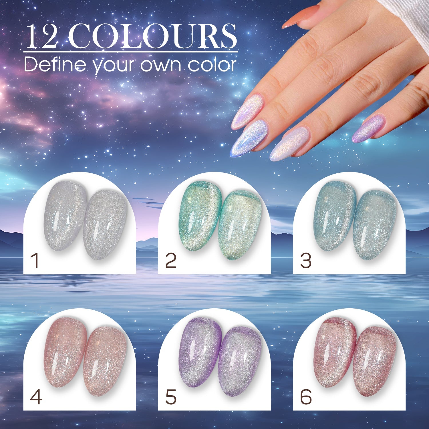 LAVIS Cat Eyes CE11 - 04 - Gel Polish 0.5 oz - Enchanted Spell Collection - DTK Nail Supply