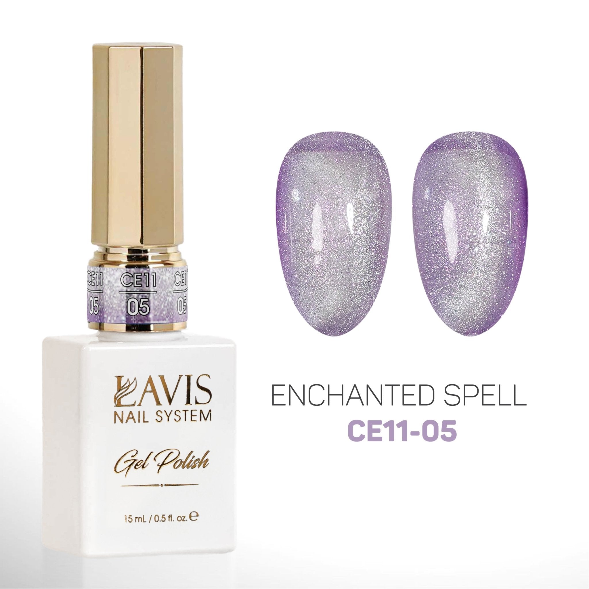 LAVIS Cat Eyes CE11 - 05 - Gel Polish 0.5 oz - Enchanted Spell Collection - DTK Nail Supply