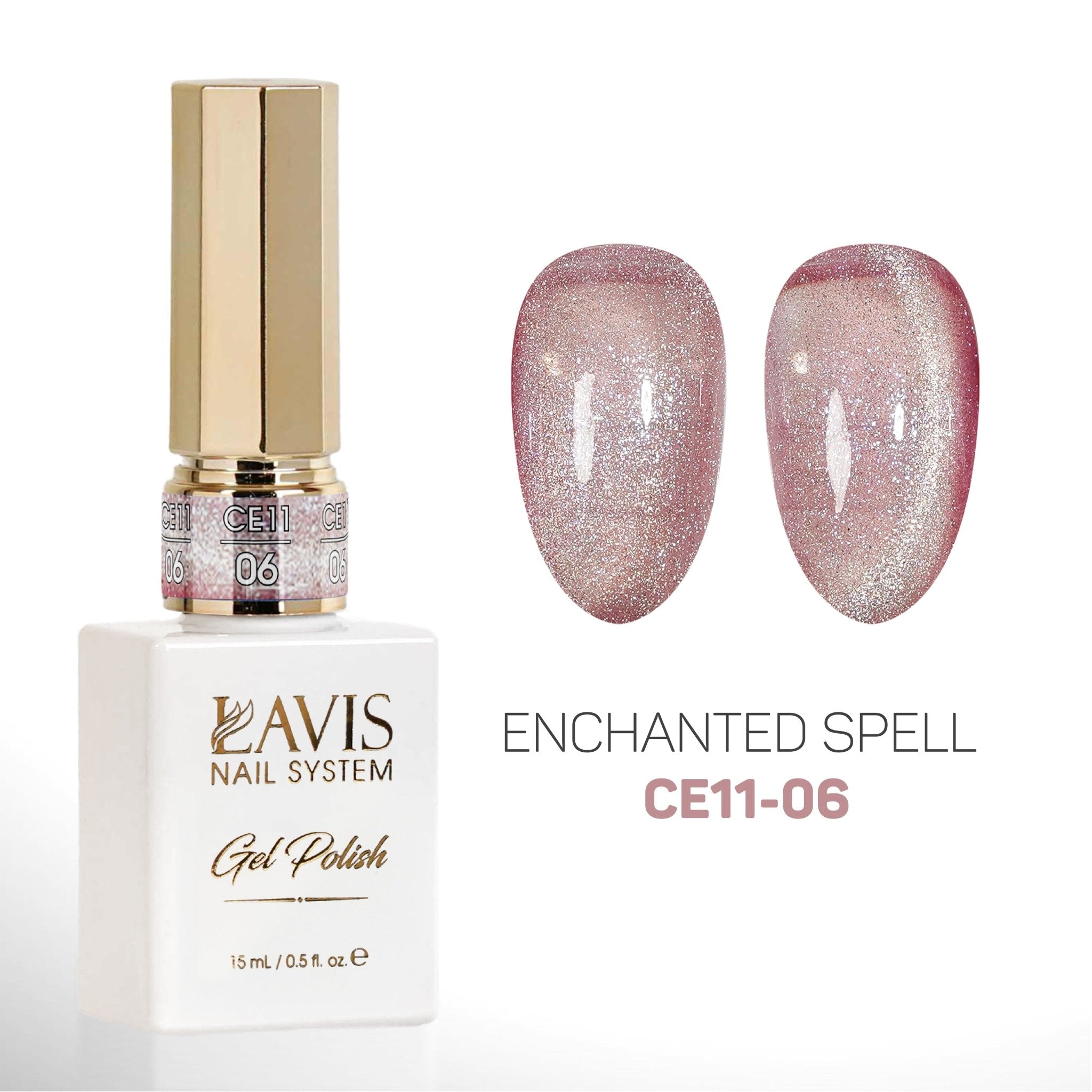 LAVIS Cat Eyes CE11 - 06 - Gel Polish 0.5 oz - Enchanted Spell Collection - DTK Nail Supply