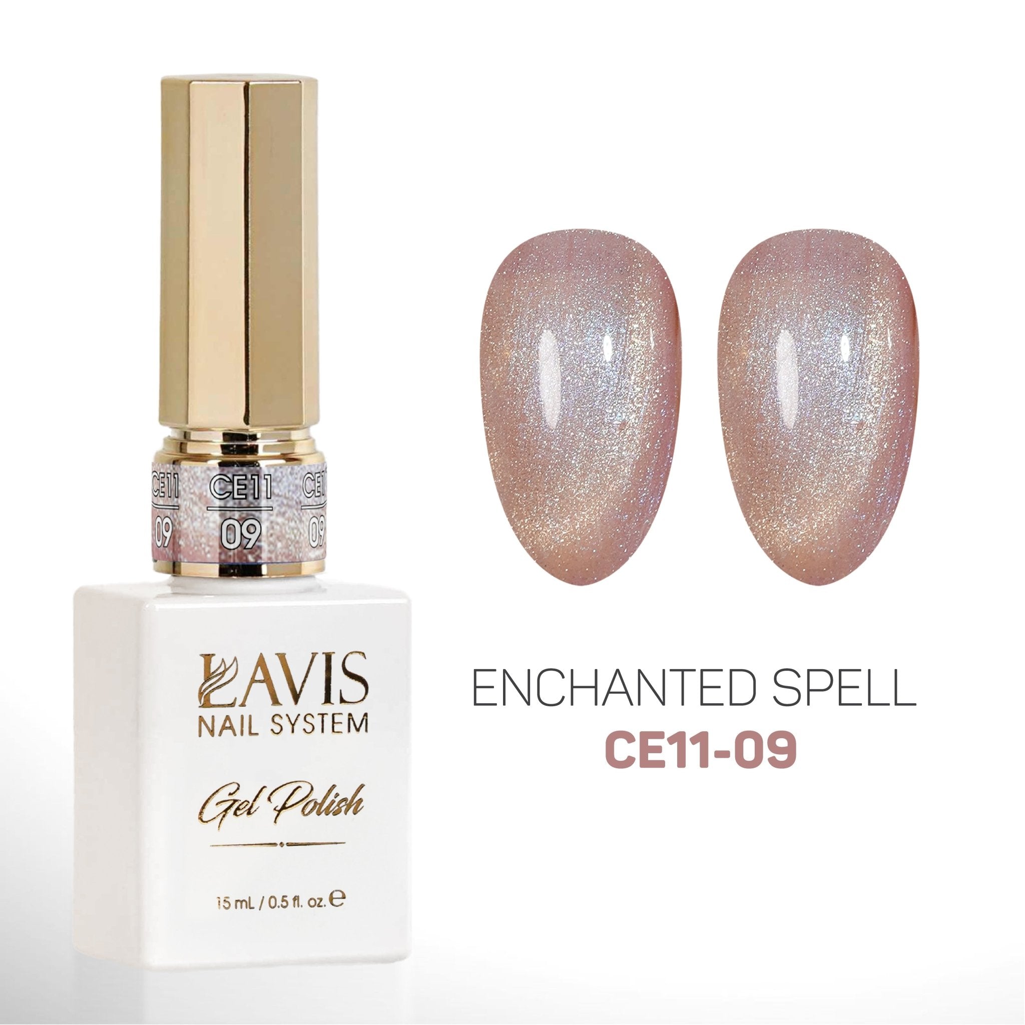LAVIS Cat Eyes CE11 - 09 - Gel Polish 0.5 oz - Enchanted Spell Collection - DTK Nail Supply