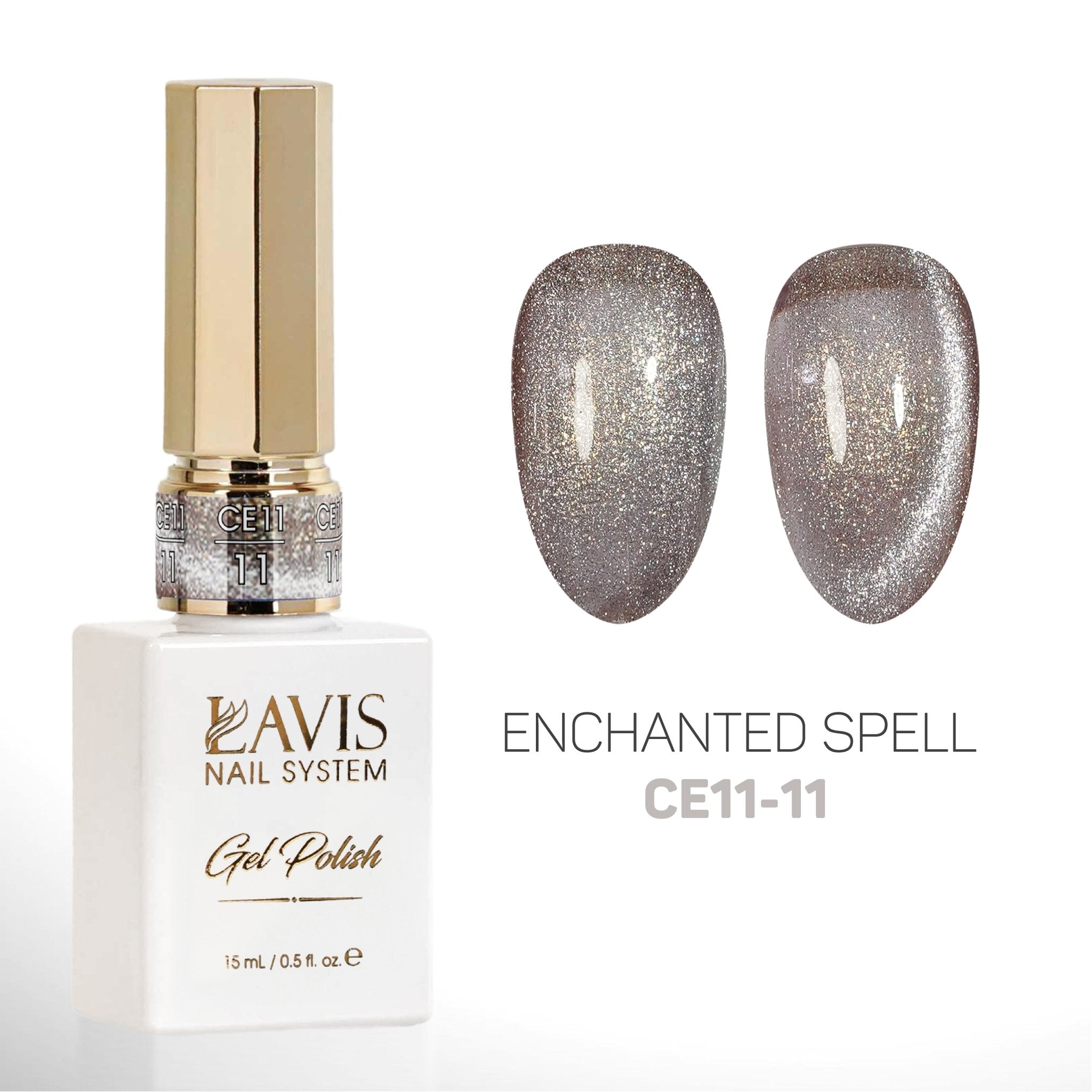 LAVIS Cat Eyes CE11 - 11 - Gel Polish 0.5 oz - Enchanted Spell Collection - DTK Nail Supply