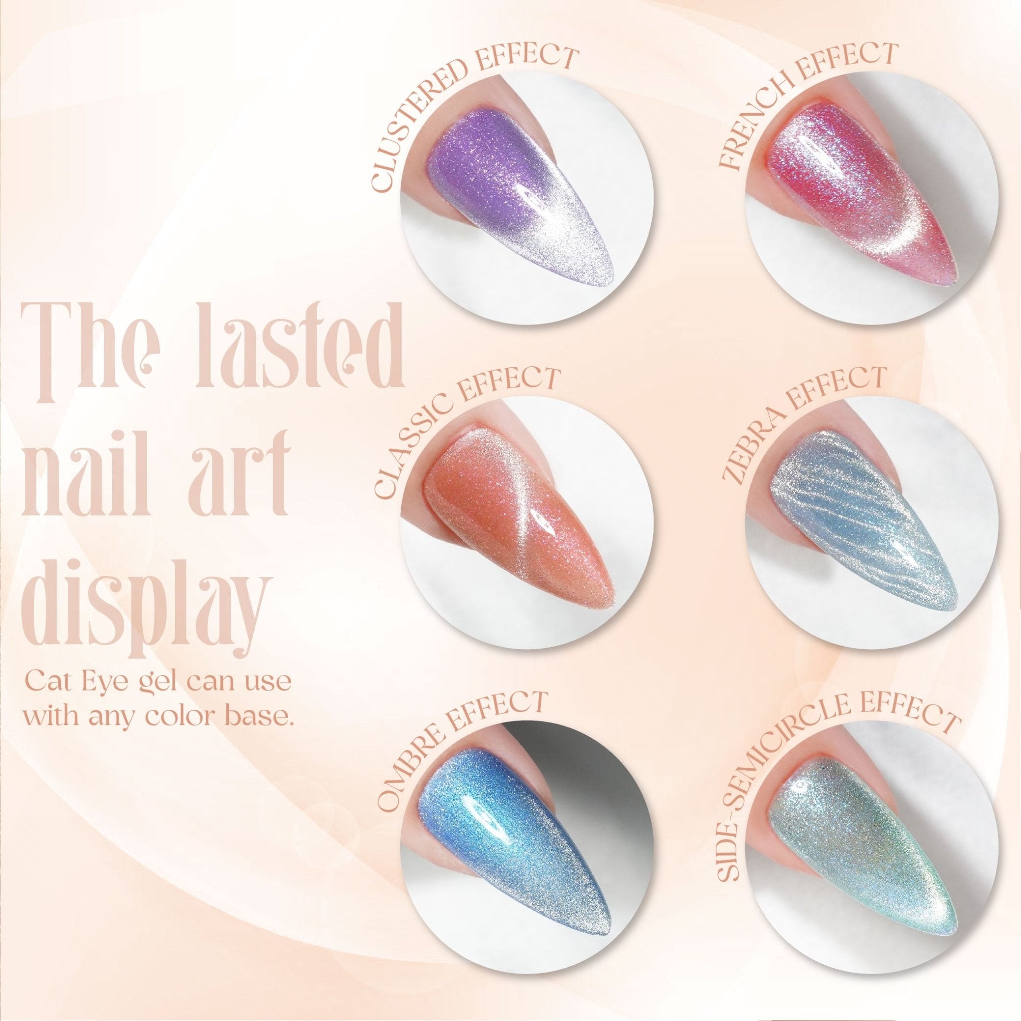 Lavis Cat Eyes CE11 - Set 12 Colors - Enchanted Spell Collection V2 - DTK Nail Supply