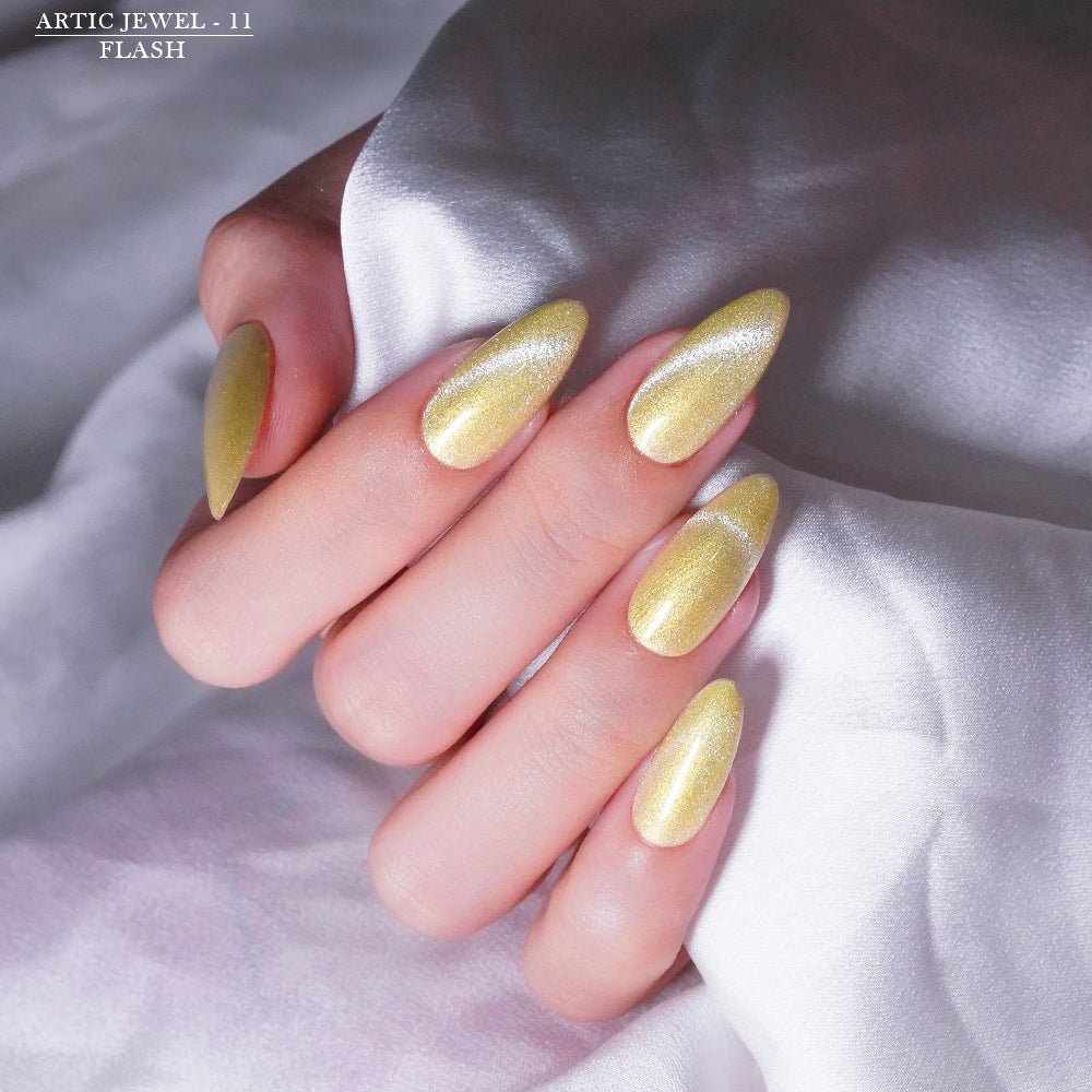 Lavis Cat Eyes CE12 - Set 12 Colors - Gel Polish 0.5 oz - Artic Jewel Collection V2 - DTK Nail Supply