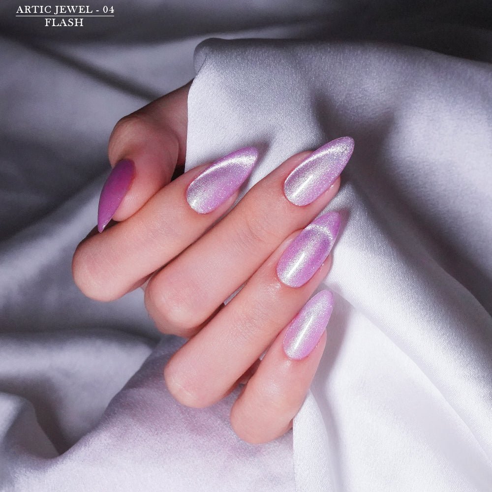 Lavis Cat Eyes CE12 - Set 12 Colors - Gel Polish 0.5 oz - Artic Jewel Collection V2 - DTK Nail Supply