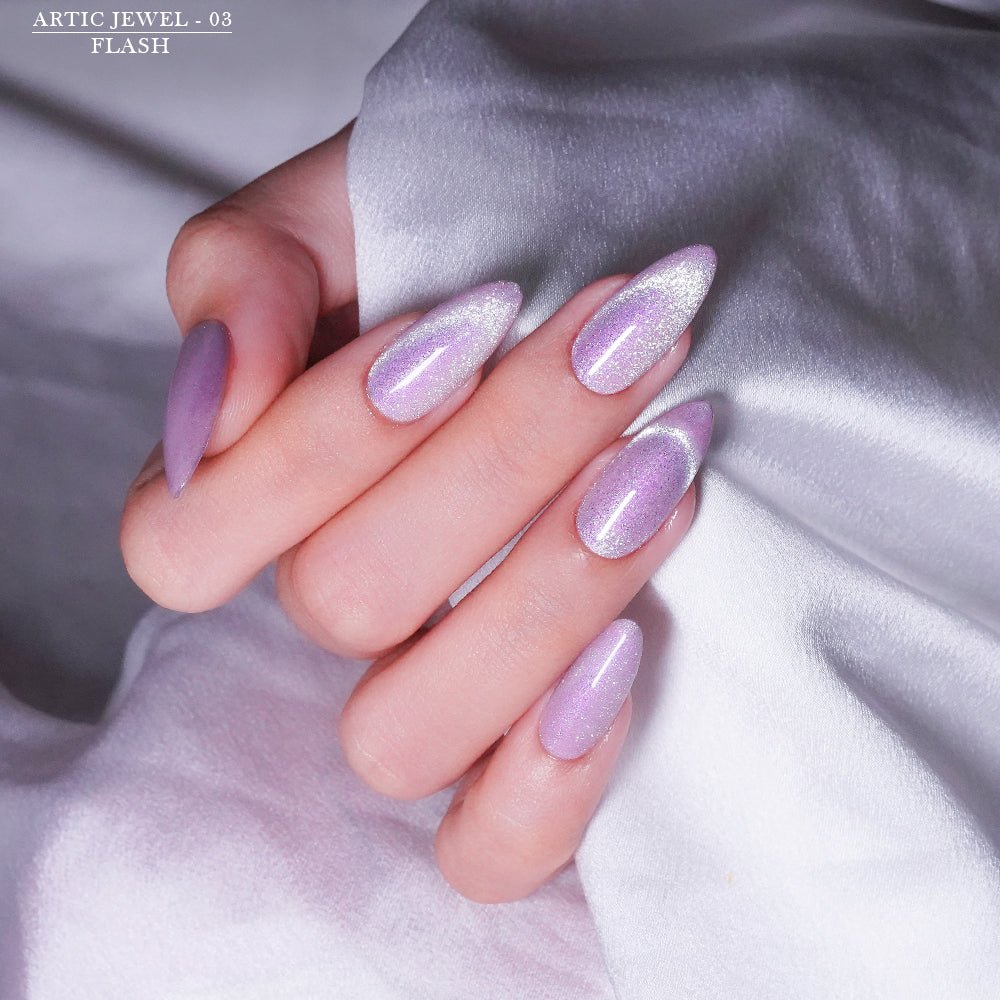 Lavis Cat Eyes CE12 - Set 12 Colors - Gel Polish 0.5 oz - Artic Jewel Collection V2 - DTK Nail Supply