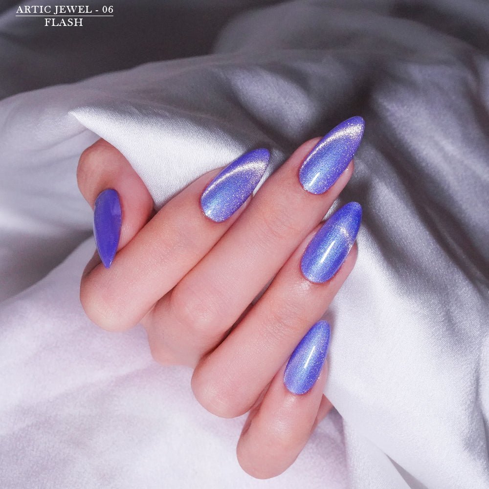 Lavis Cat Eyes CE12 - Set 12 Colors - Gel Polish 0.5 oz - Artic Jewel Collection V2 - DTK Nail Supply