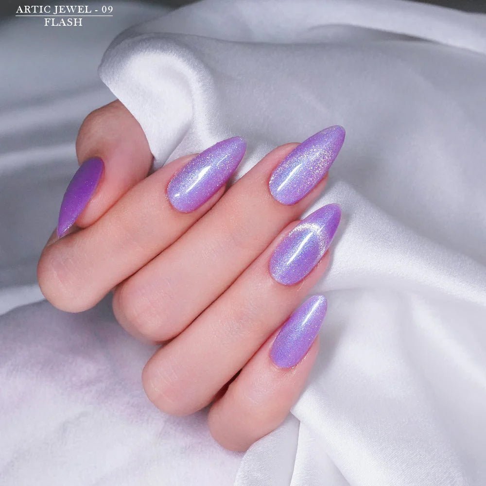 Lavis Cat Eyes CE12 - Set 12 Colors - Gel Polish 0.5 oz - Artic Jewel Collection V2 - DTK Nail Supply