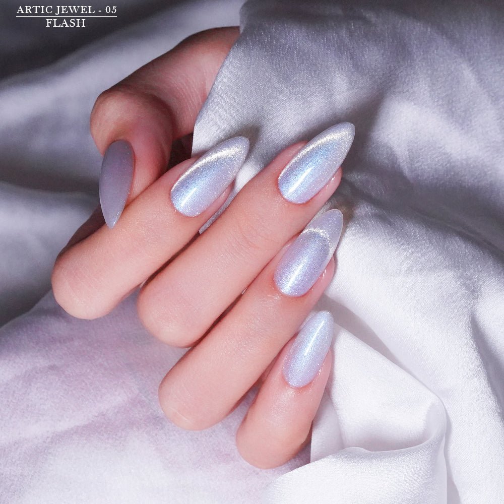 Lavis Cat Eyes CE12 - Set 12 Colors - Gel Polish 0.5 oz - Artic Jewel Collection V2 - DTK Nail Supply