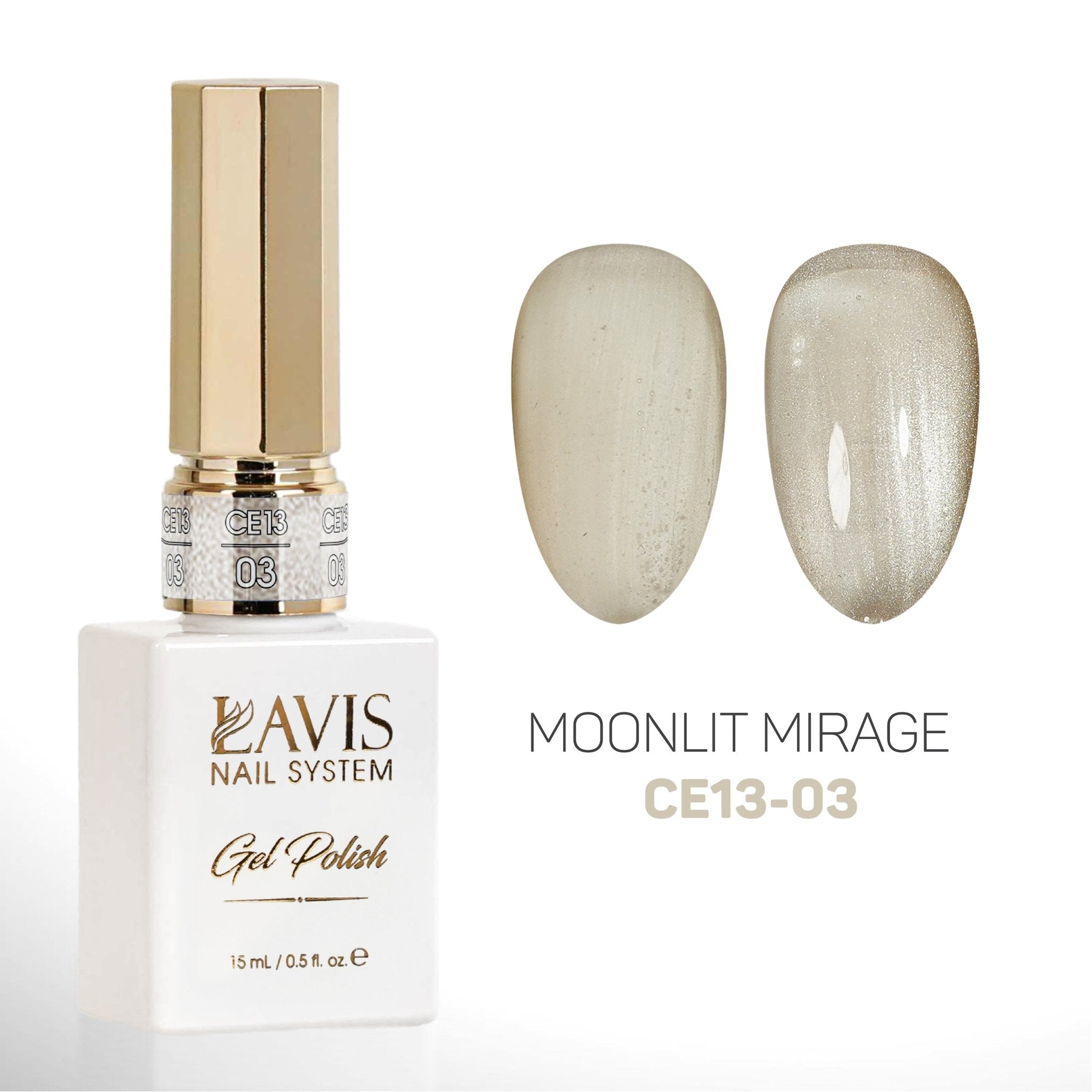 LAVIS Cat Eyes CE13 (Ver2) - 03 - Gel Polish 0.5 oz - Moonlit Mirage Collection - DTK Nail Supply