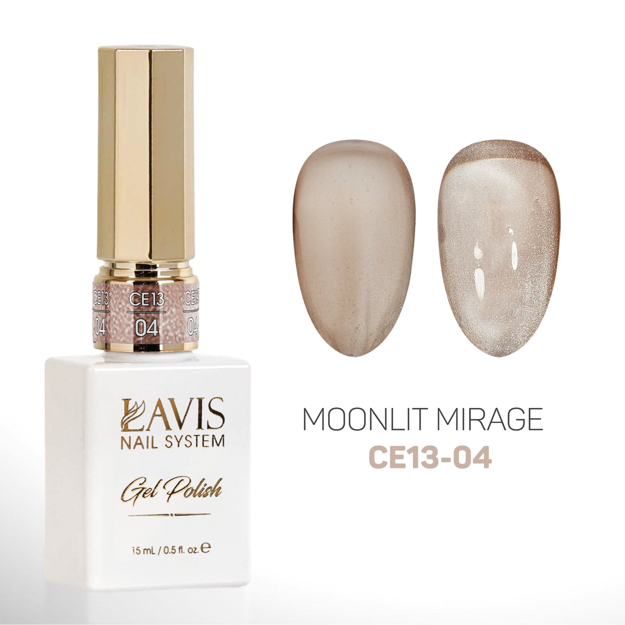 LAVIS Cat Eyes CE13 (Ver2) - 04 - Gel Polish 0.5 oz - Moonlit Mirage Collection - DTK Nail Supply