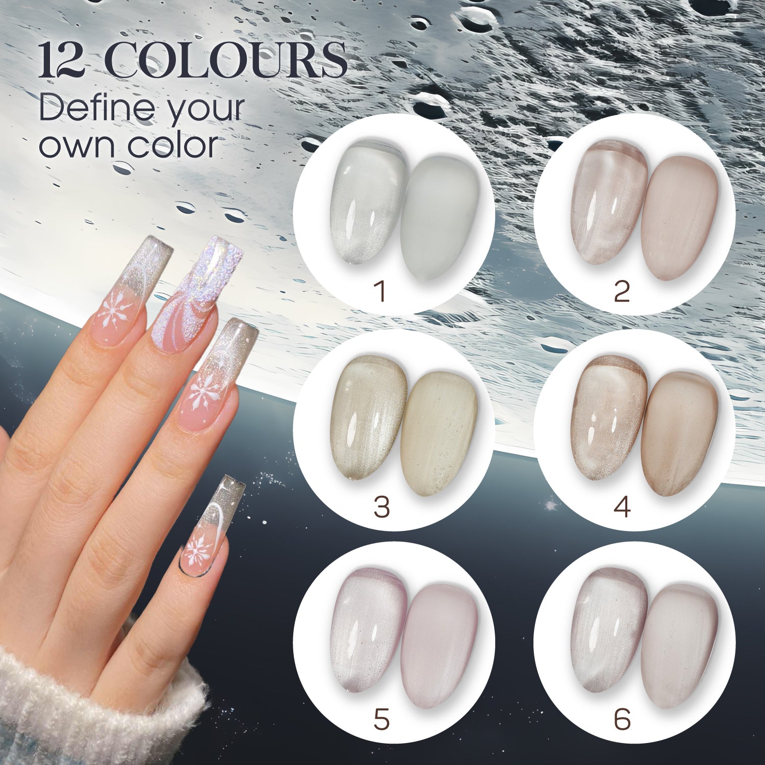 LAVIS Cat Eyes CE13 (Ver2) - 06 - Gel Polish 0.5 oz - Moonlit Mirage Collection - DTK Nail Supply
