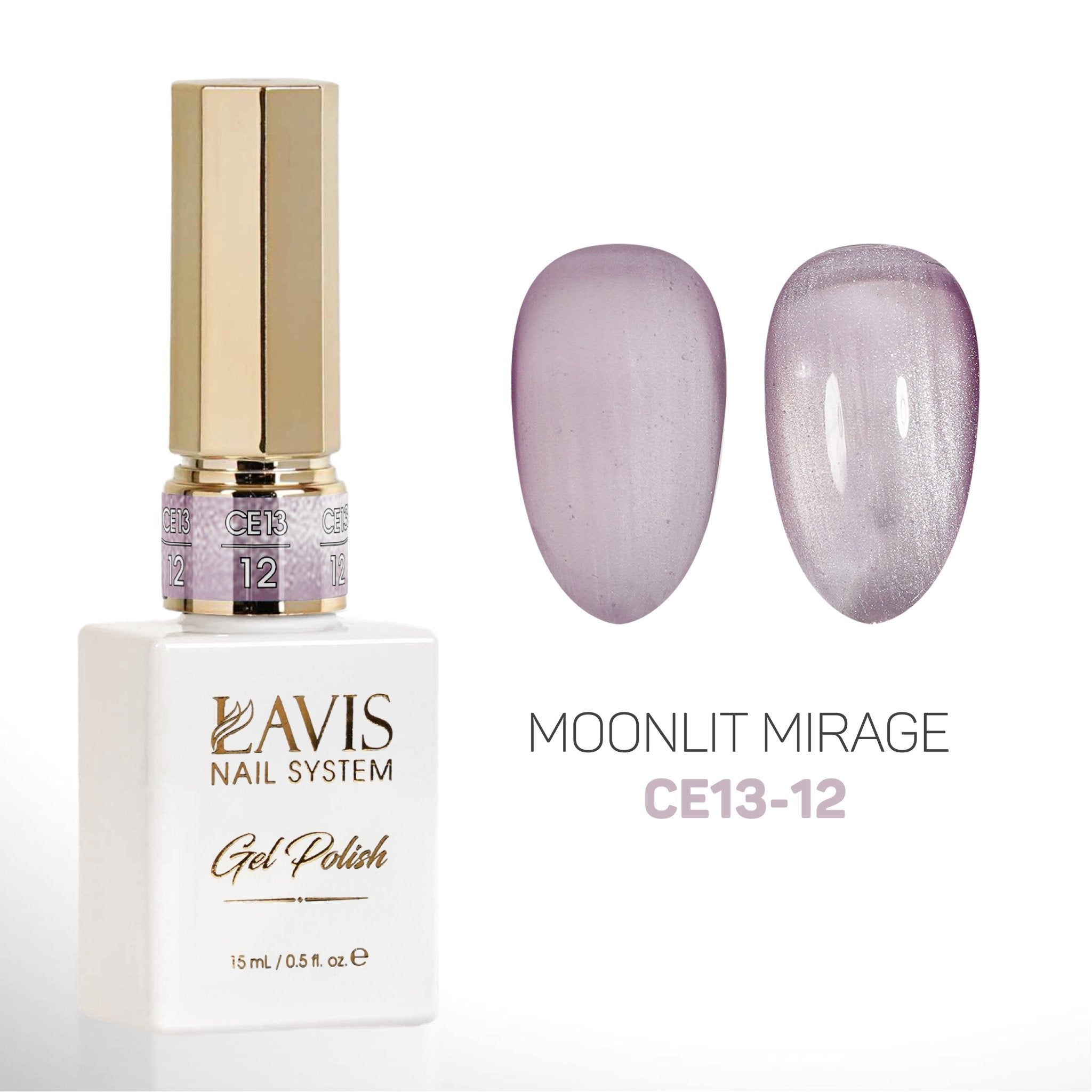 LAVIS Cat Eyes CE13 (Ver2) - 12 - Gel Polish 0.5 oz - Moonlit Mirage Collection - DTK Nail Supply