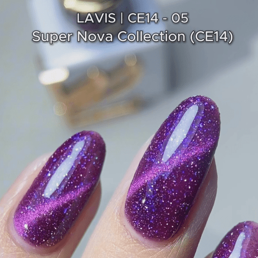 LAVIS Cat Eyes CE14 - 05 (Ver1) - Gel Polish 0.5 oz - Super Nova Collection - DTK Nail Supply
