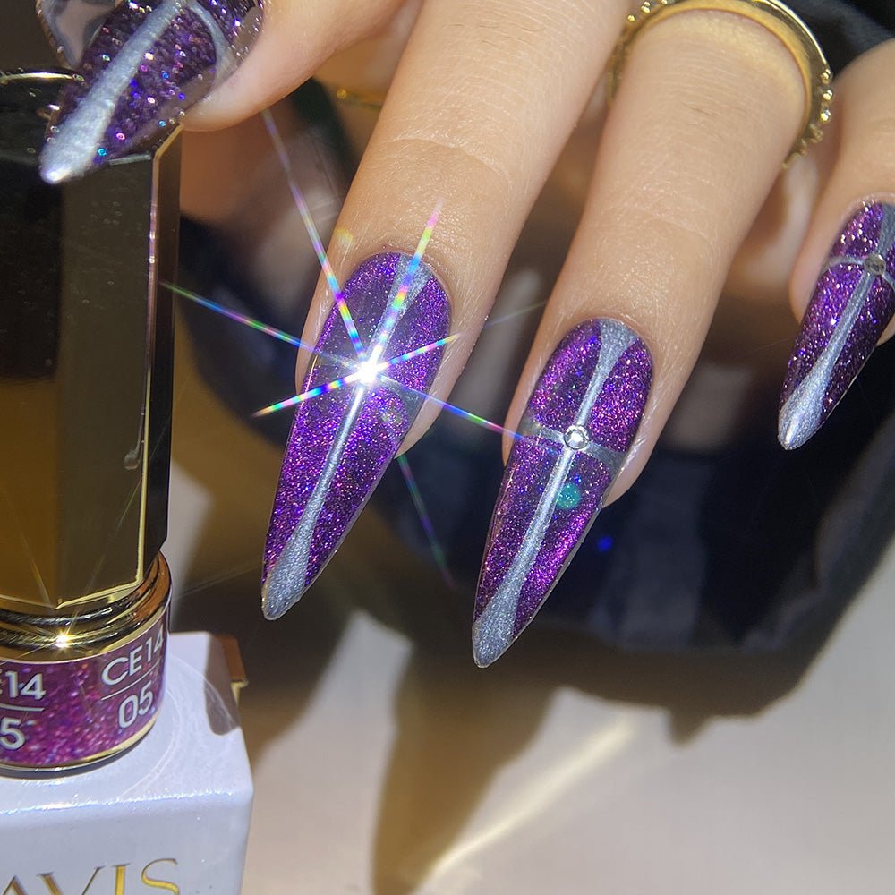 LAVIS Cat Eyes CE14 - 05 (Ver1) - Gel Polish 0.5 oz - Super Nova Collection - DTK Nail Supply