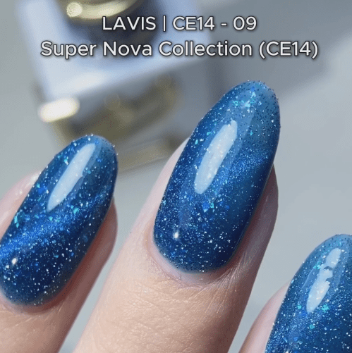 LAVIS Cat Eyes CE14 - 09 (Ver1) - Gel Polish 0.5 oz - Super Nova Collection - DTK Nail Supply