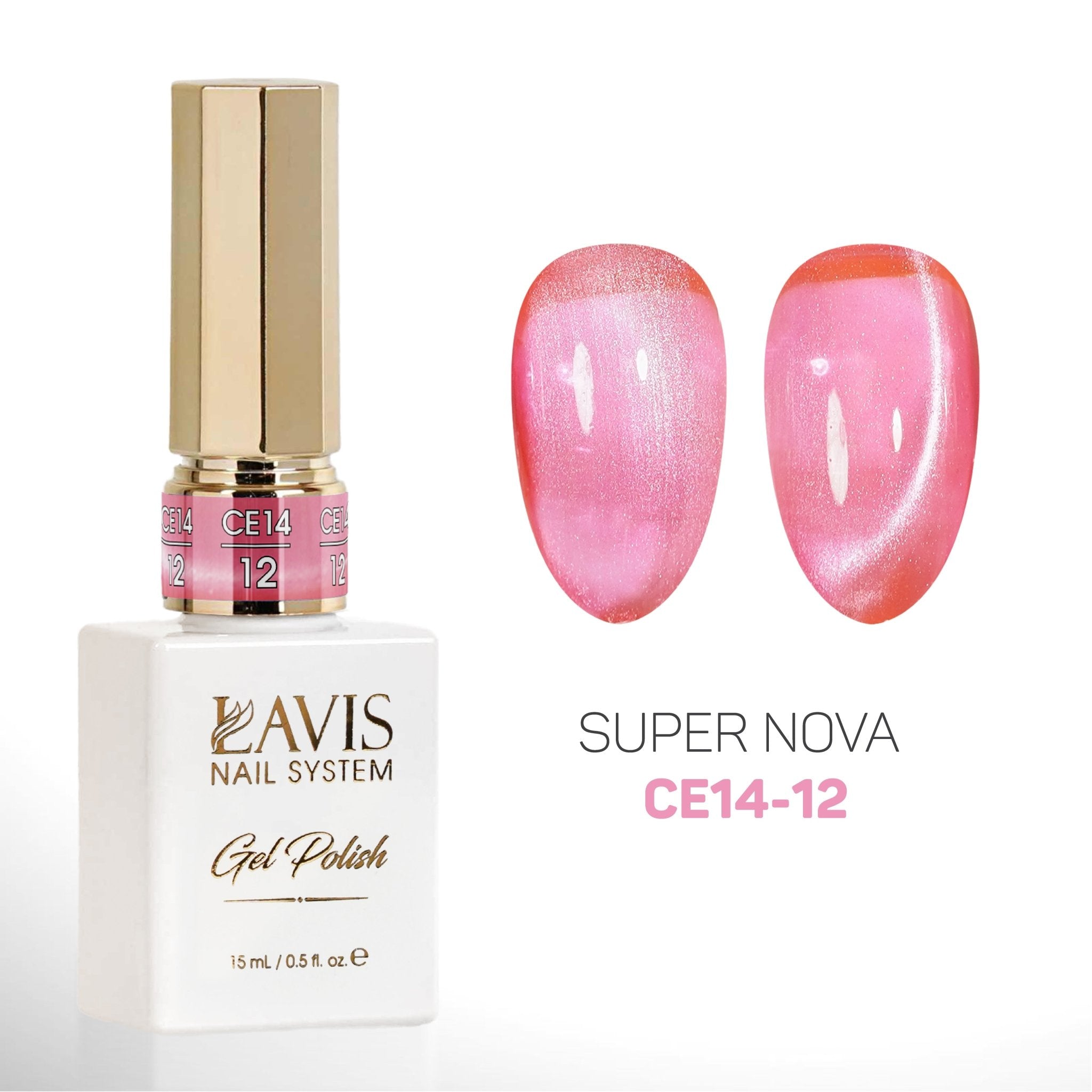 LAVIS Cat Eyes CE14 (Ver2) - Gel Polish 0.5 oz - Cosmic Voltage Collection - DTK Nail Supply
