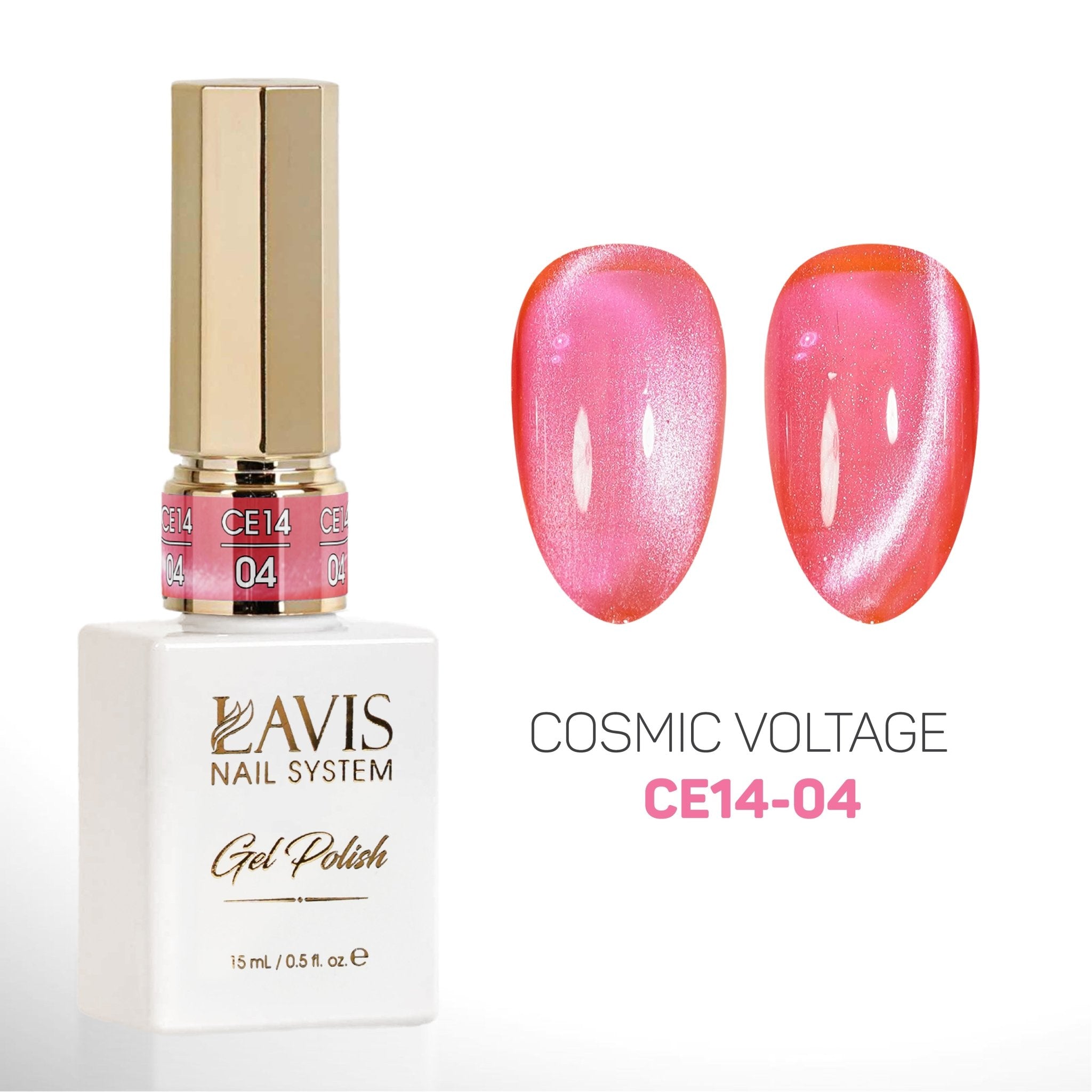 LAVIS Cat Eyes CE14 (Ver2) - Gel Polish 0.5 oz - Cosmic Voltage Collection - DTK Nail Supply