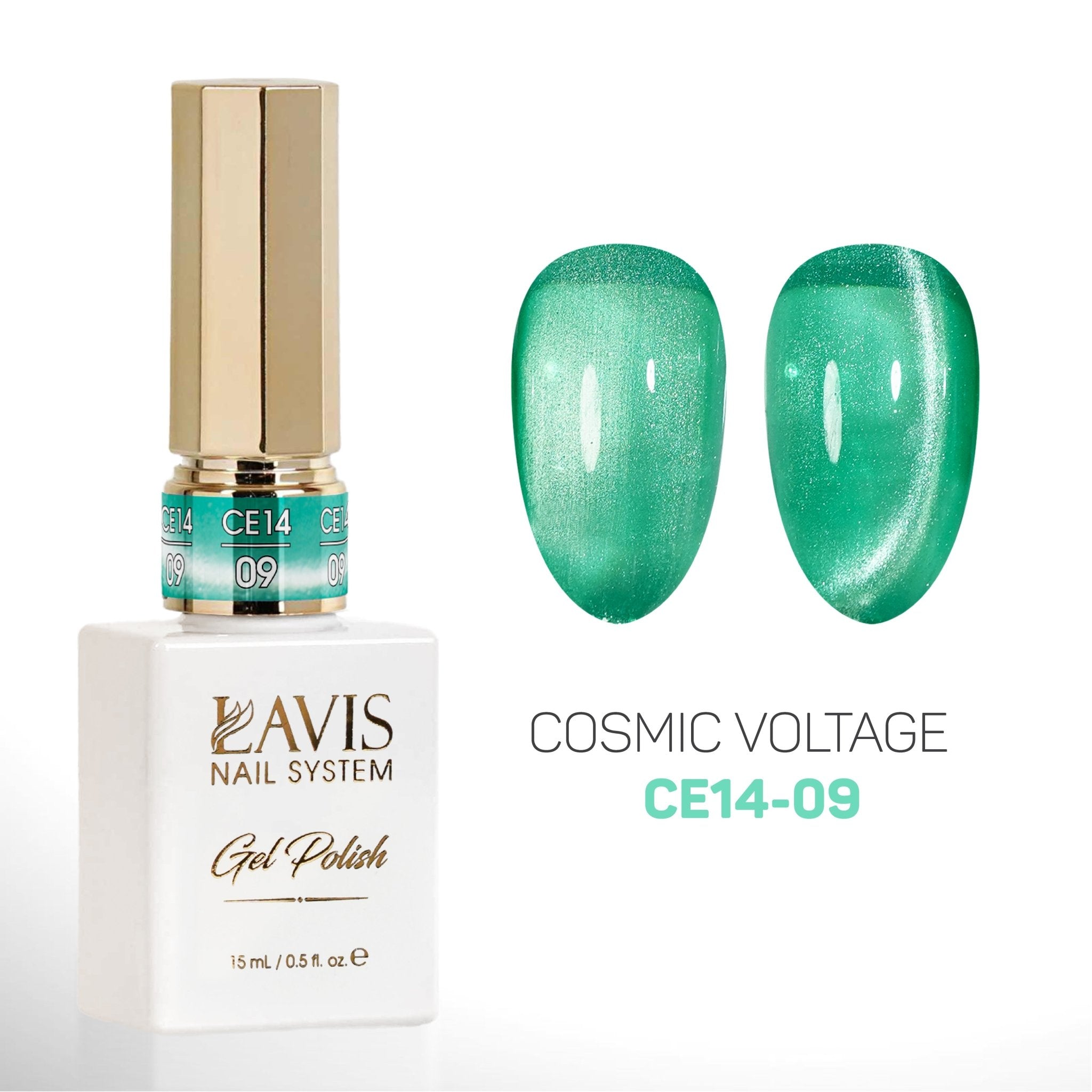 LAVIS Cat Eyes CE14 (Ver2) - Gel Polish 0.5 oz - Cosmic Voltage Collection - DTK Nail Supply