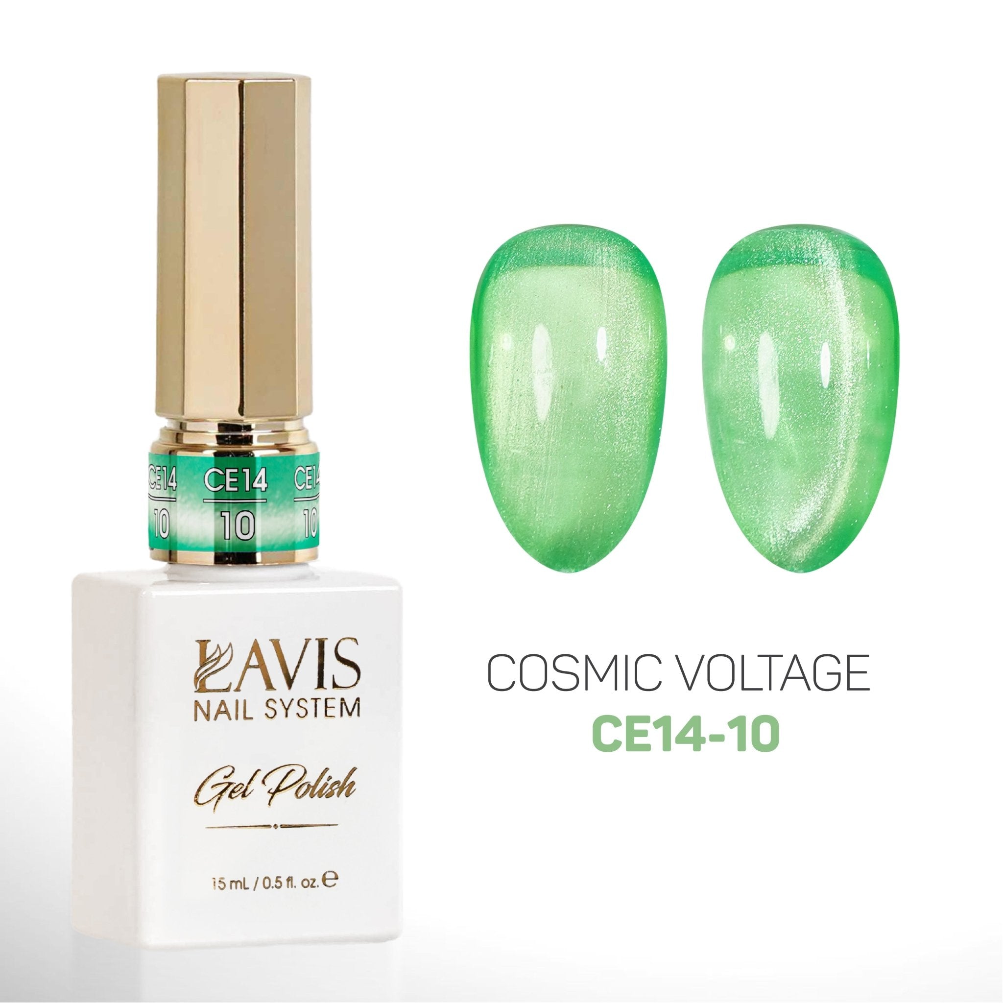 LAVIS Cat Eyes CE14 (Ver2) - Gel Polish 0.5 oz - Cosmic Voltage Collection - DTK Nail Supply