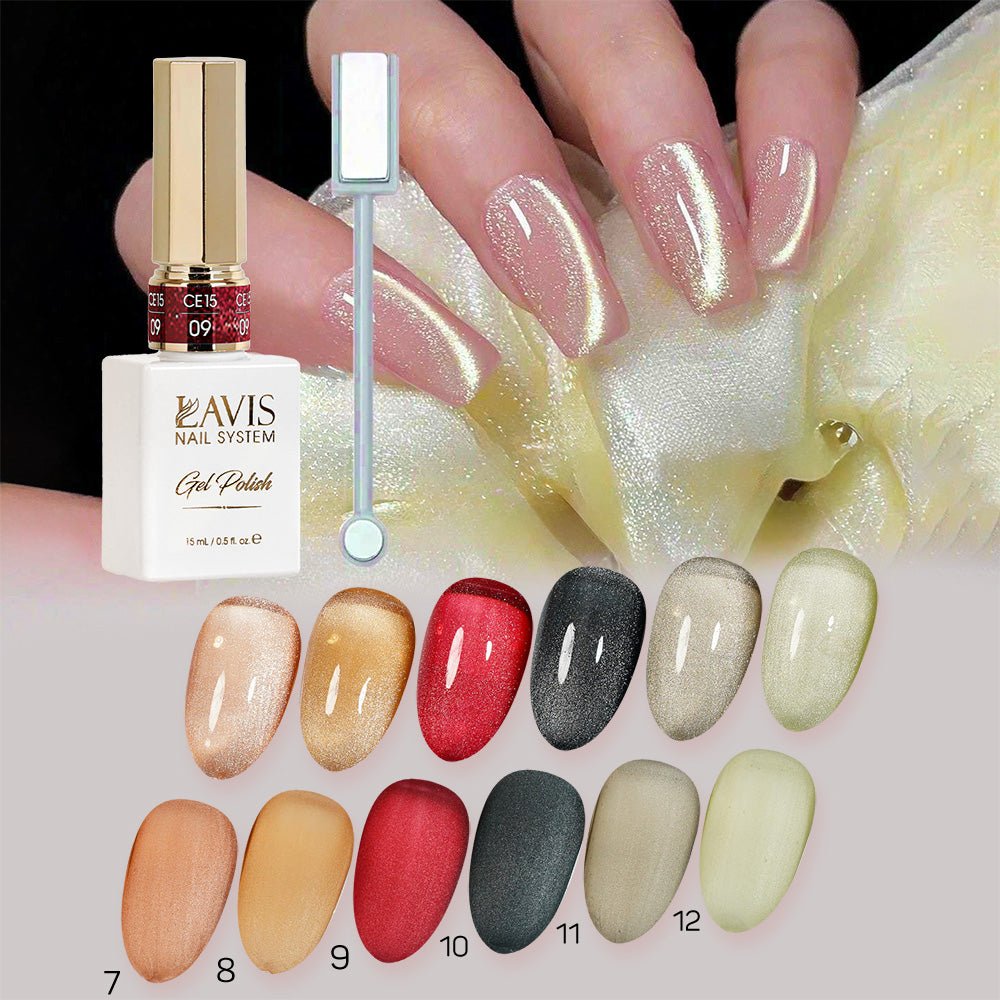 LAVIS Cat Eyes CE15 - 05 - Gel Polish 0.5 oz - Fangtastic Collection - DTK Nail Supply