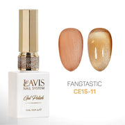 LAVIS Cat Eyes CE15 - Set 12 Colors - Gel Polish 0.5 oz - Fangtastic Collection - DTK Nail Supply