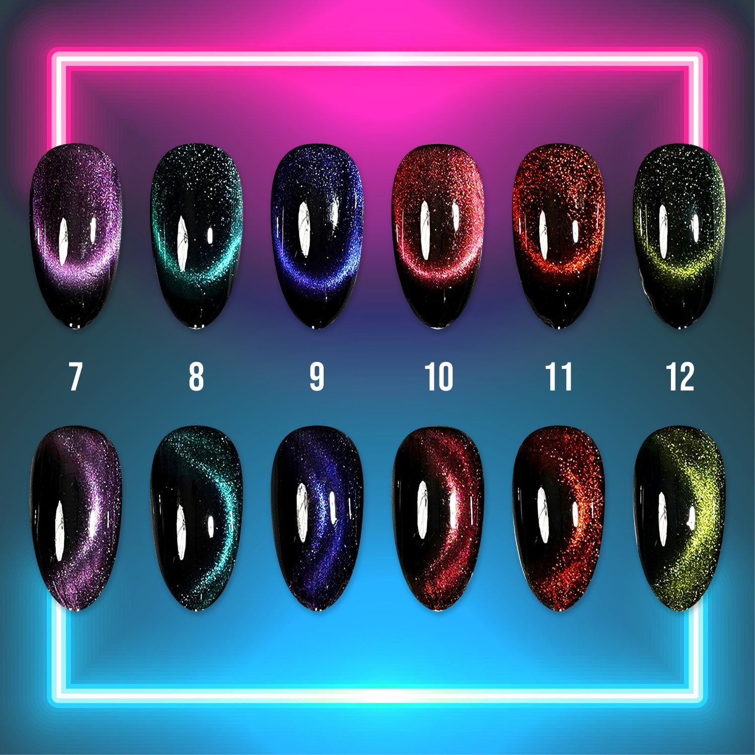 LAVIS Cat Eyes CE16 - 10 - Gel Polish 0.5 oz - Double Vision Collection - DTK Nail Supply
