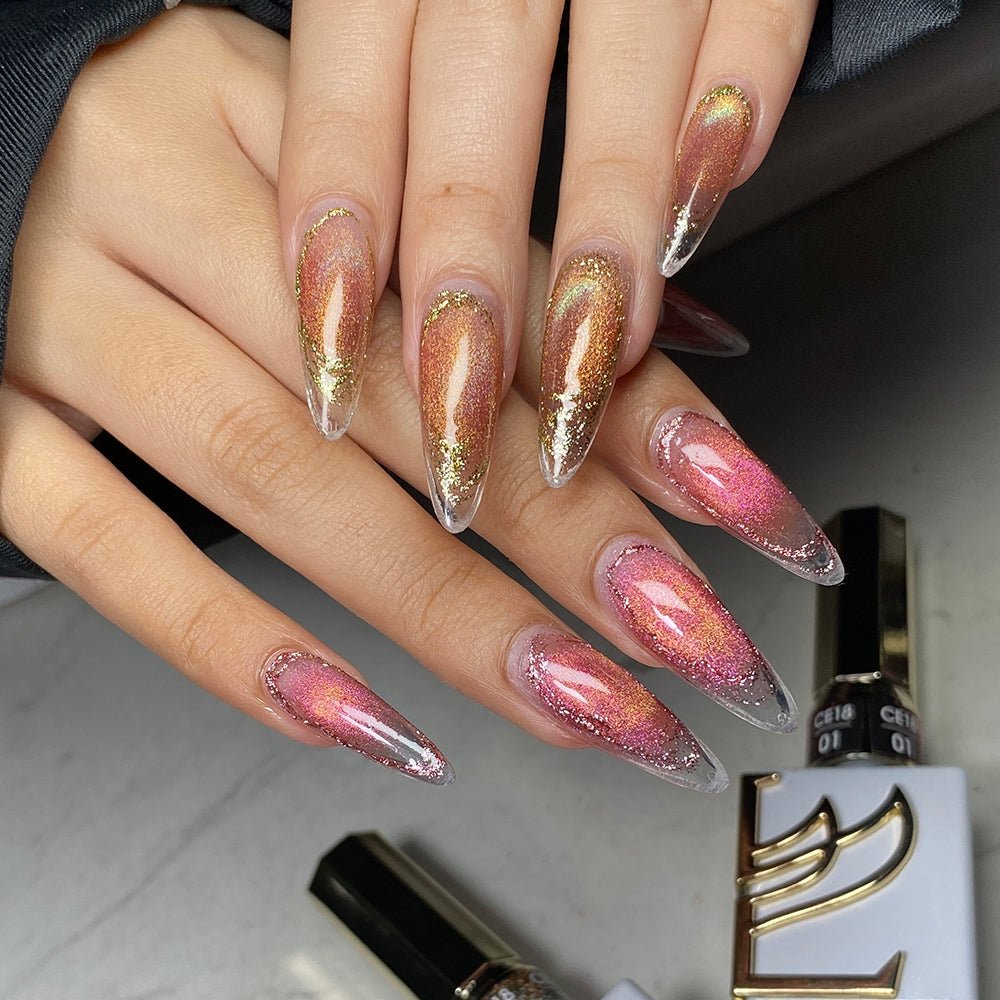 LAVIS Cat Eyes CE18 - 01 - Gel Polish 0.5 oz - Galaxtic Halo Collection - DTK Nail Supply